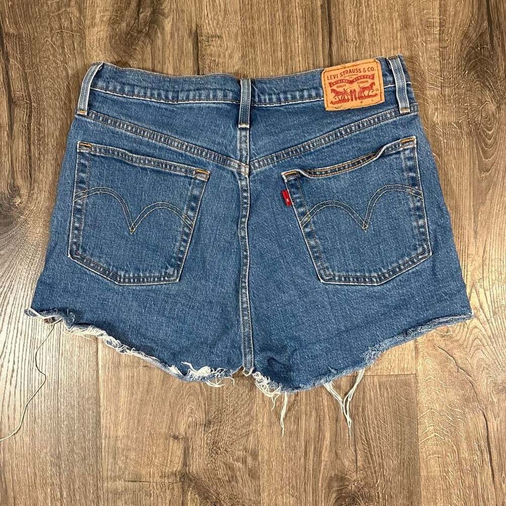 Levi's 501 Cut Off Denim Jean Shorts Size 29 Blue